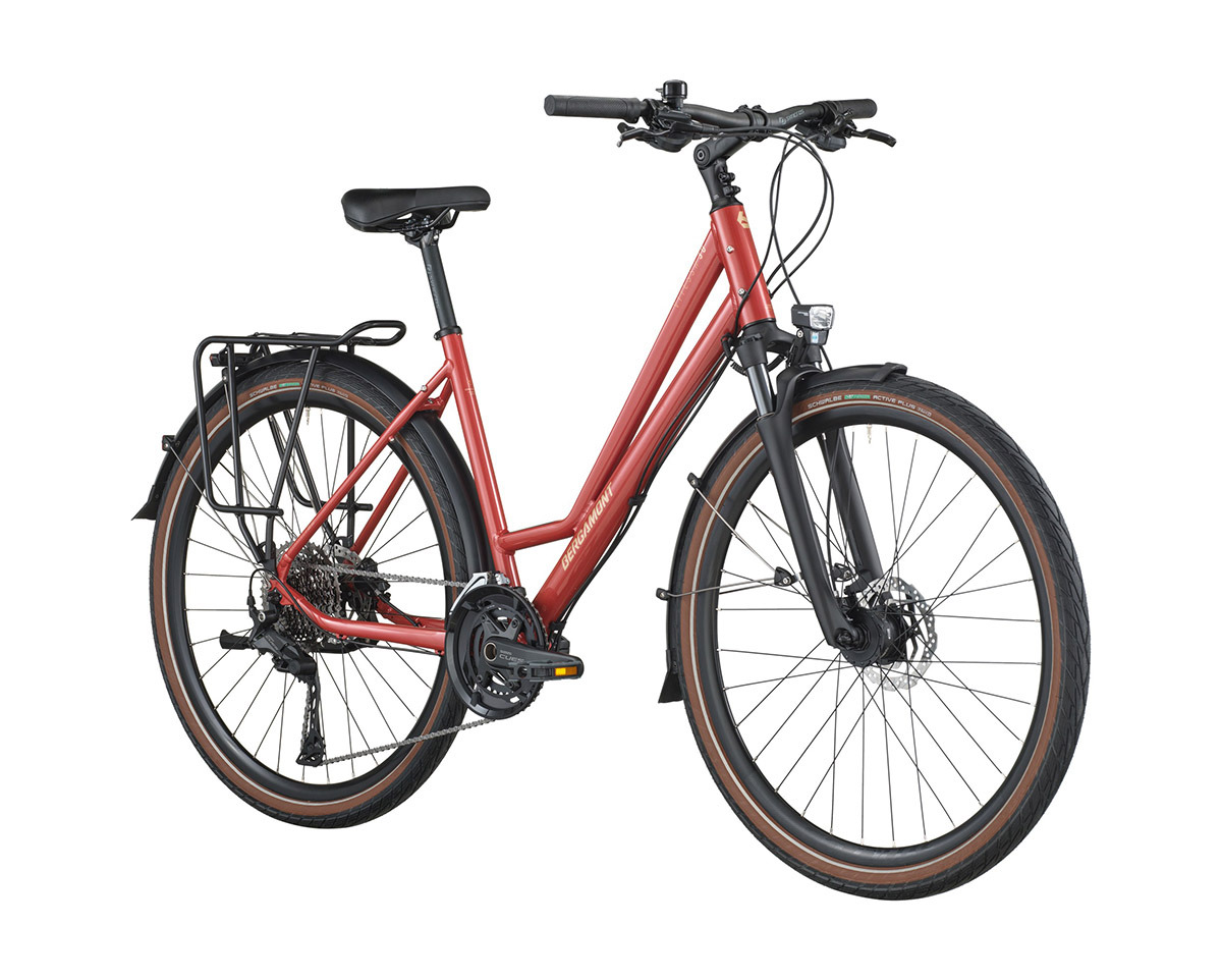 Vélo urbain/trekking VITESS 30 AMSTERDAM Rouge Métallique