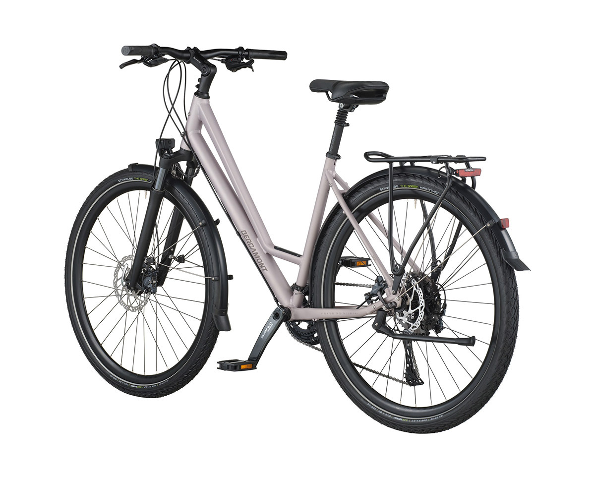 Vélo urbain/trekking VITESS 10 AMSTERDAM Violet/Argent