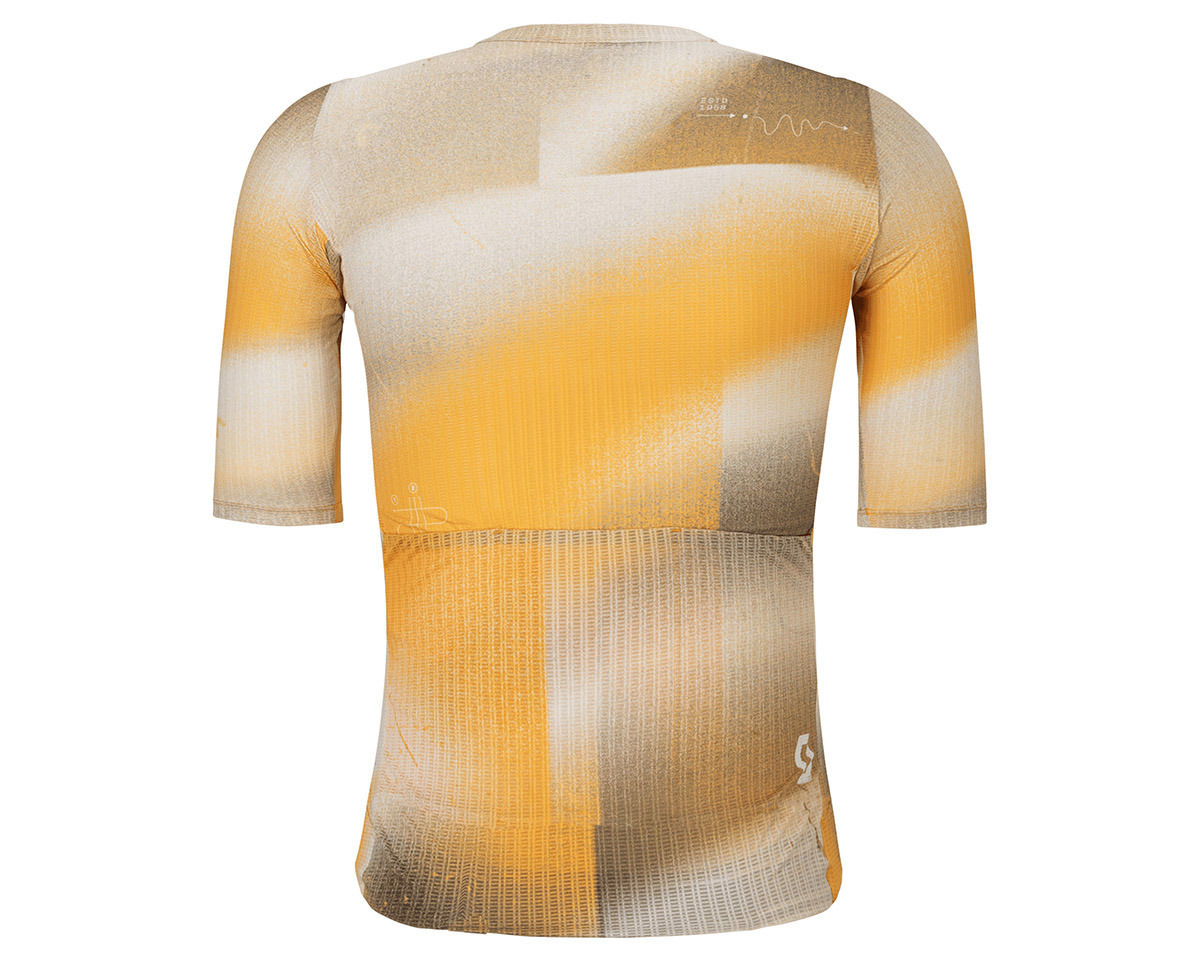Maillot manches courtes Homme PRO SL Beige/Orange Brillant