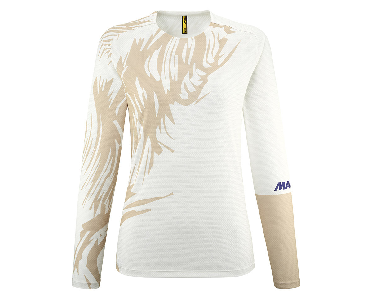 Maillot manches longues Femme DEEMAX ENDURO Poivre Blanc