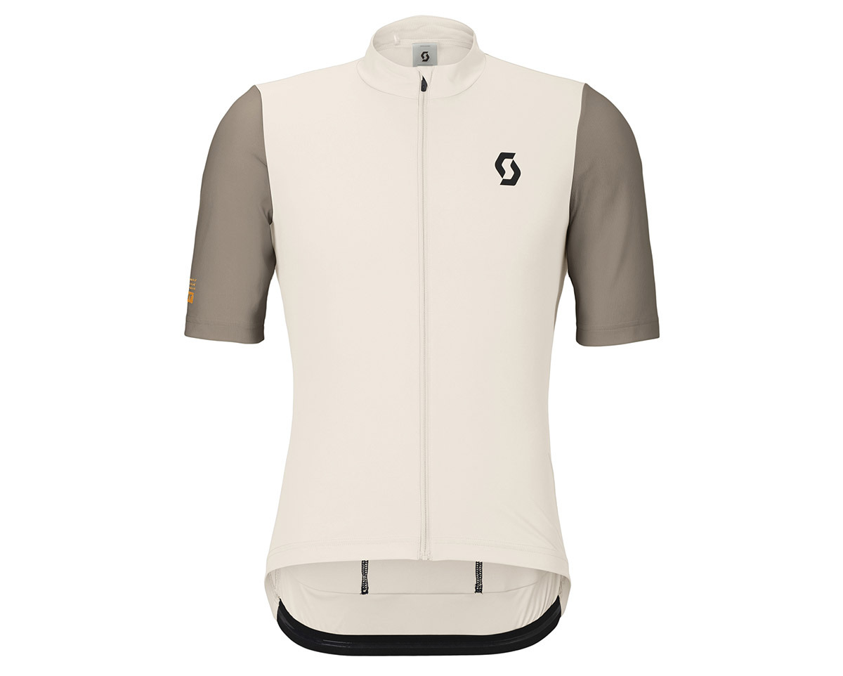 Maillot manches courtes Homme ENDURANCE Coton Blanc/Beige