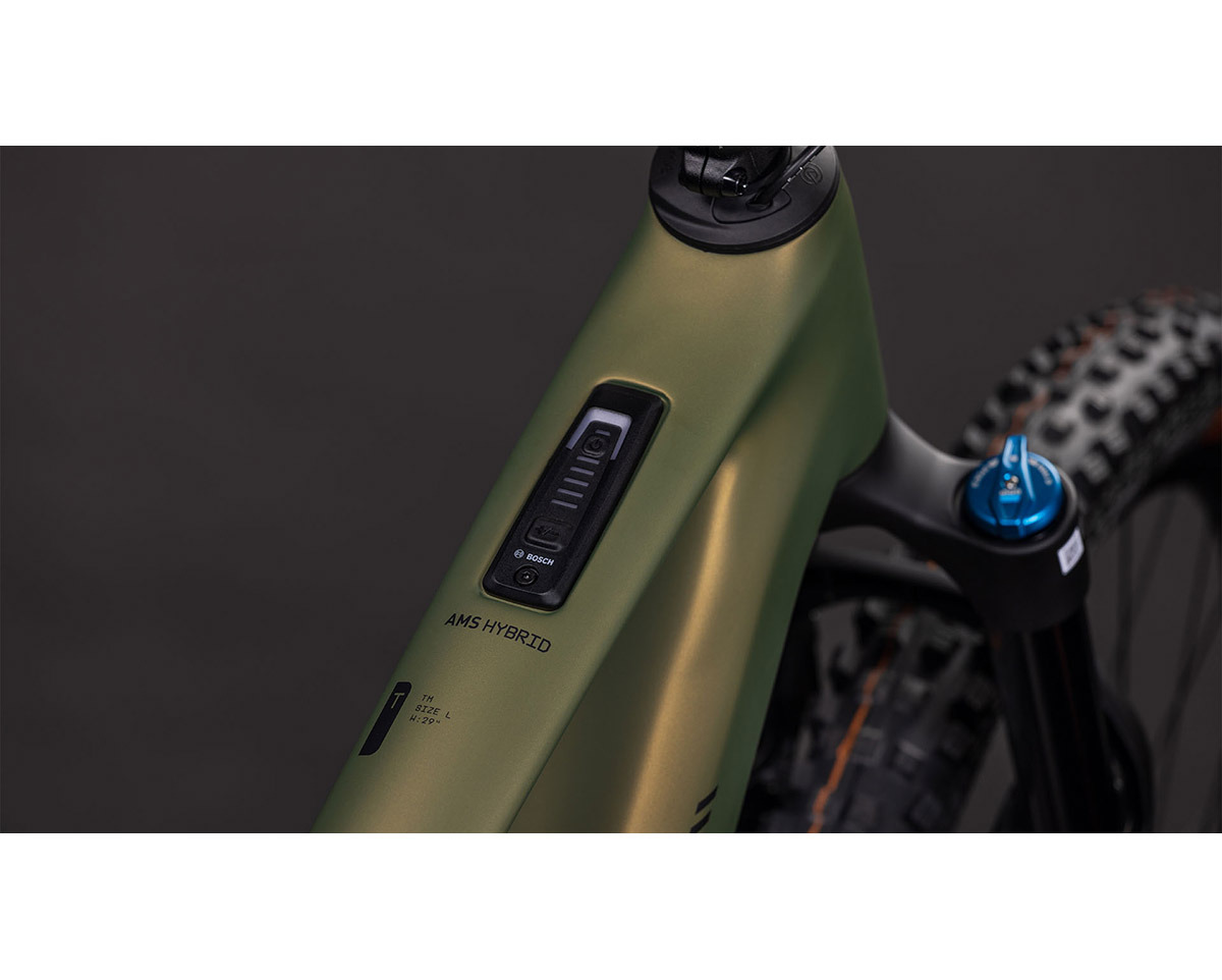 VTT tout suspendu électrique AMS HYBRID ONE44 C:68X TM 400X Vert