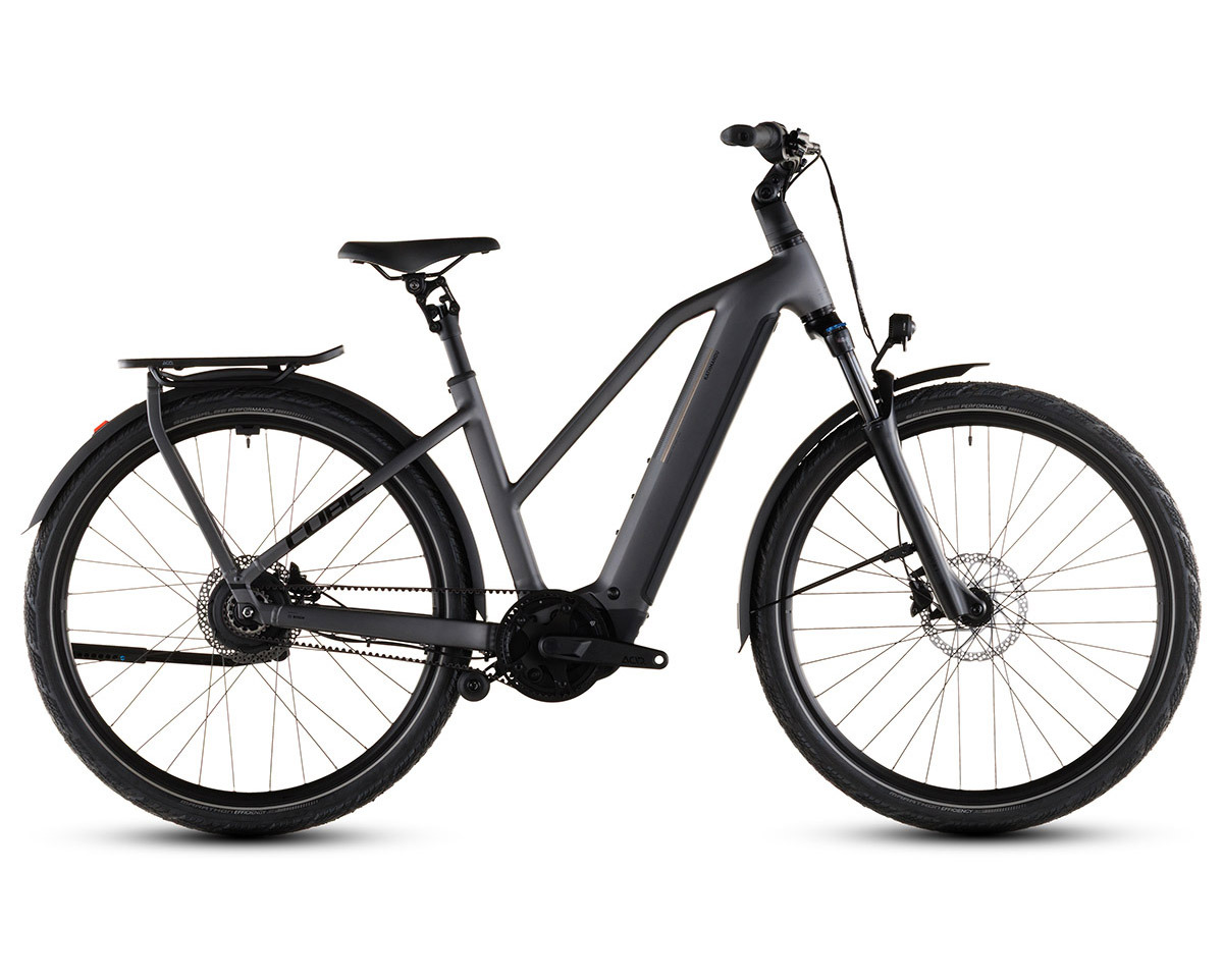 Vélo trekking électrique KATHMANDU HYBRID COMFORT PRO 800 Gris/Noir