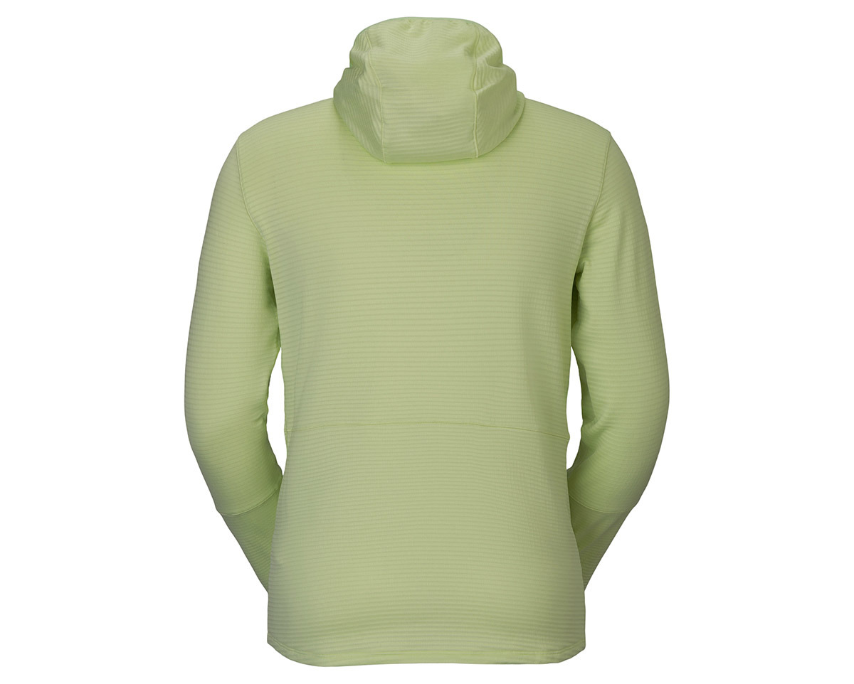 Sweat zippé à capuche Homme DEFINED LIGHT Jaune Acide