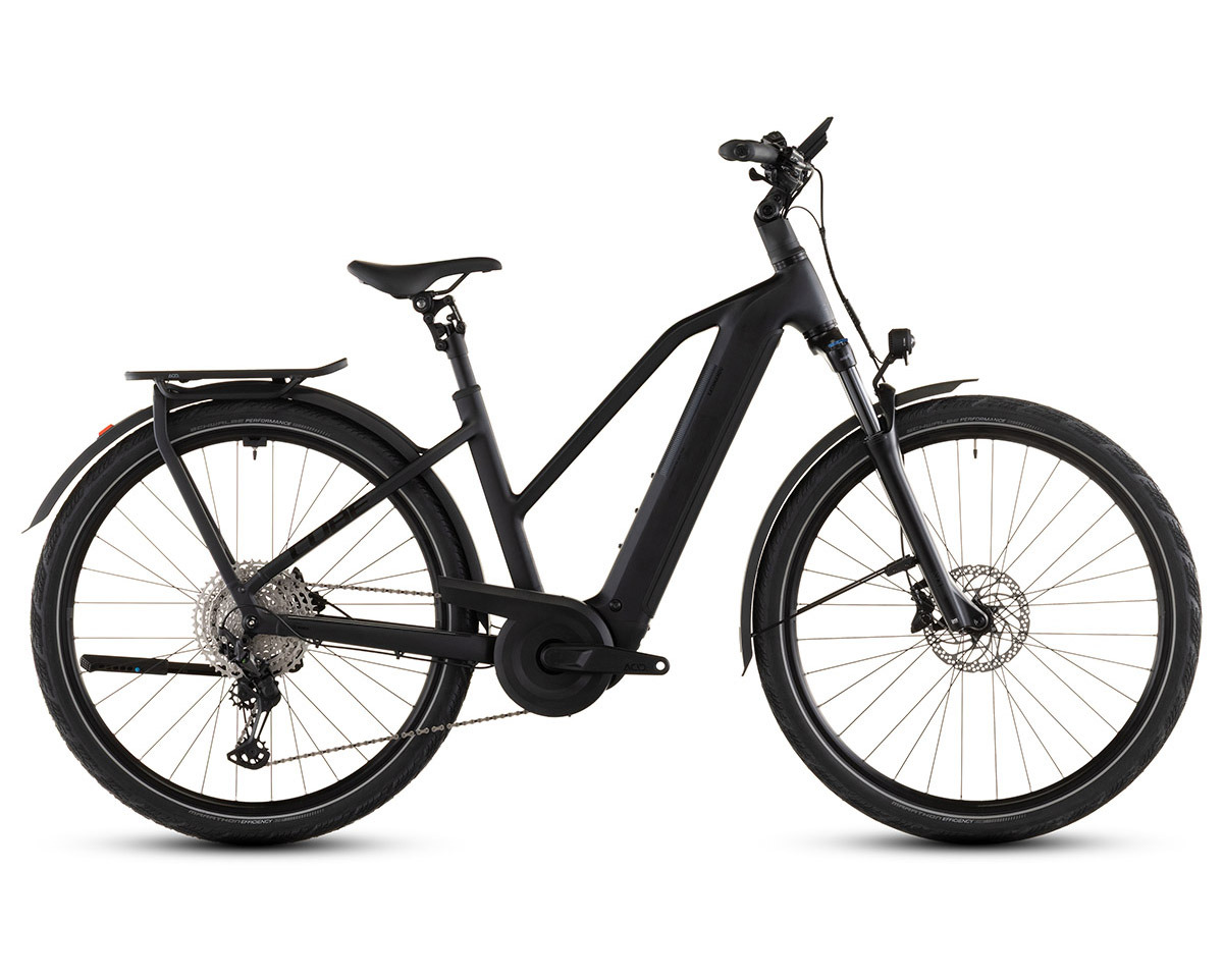 Vélo trekking électrique KATHMANDU HYBRID PRO 800 Charbon/Noir