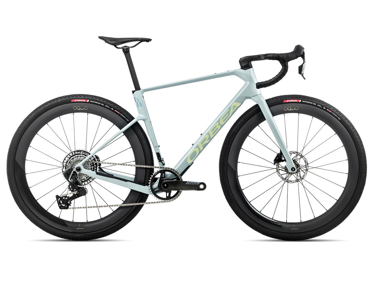 Vélo de gravel TERRA RACE M21ELTD 1X Bleu Béton