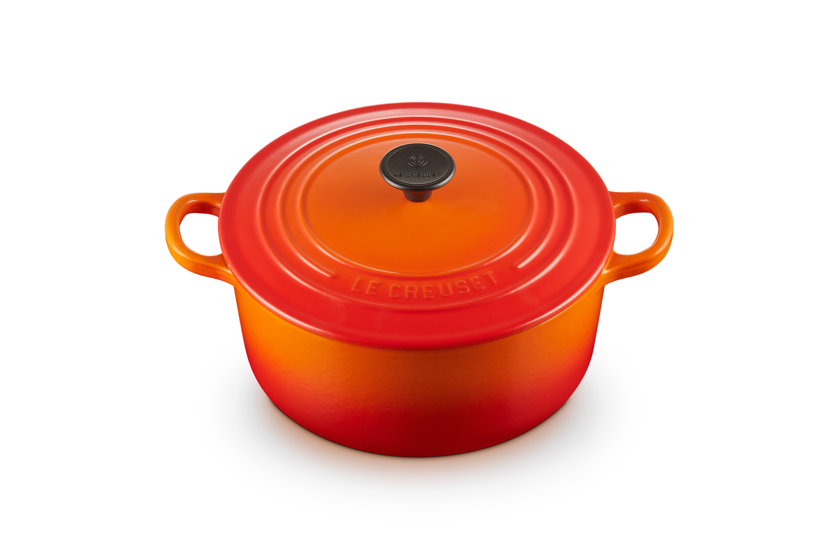 Cocotte ronde 22cm en fonte émaillée volcanique