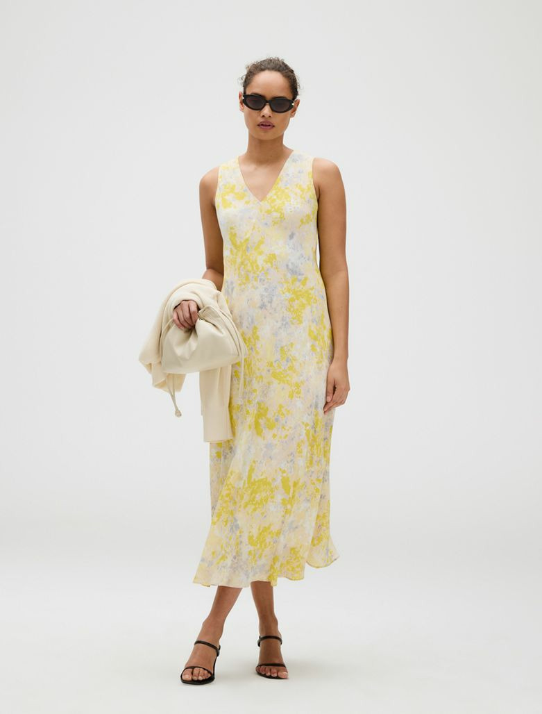 ROBE ABSTRACT ECOVERO PRINT