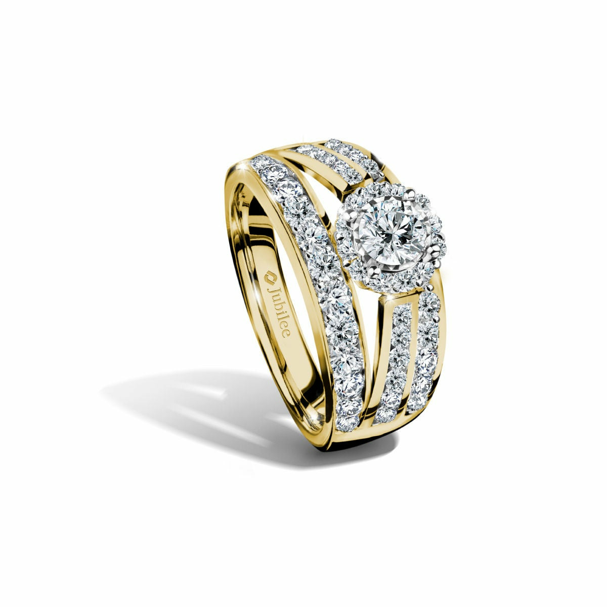 แหวนเพชร The Ecellence Collection รุ่น R20311AG - สีโกลด์