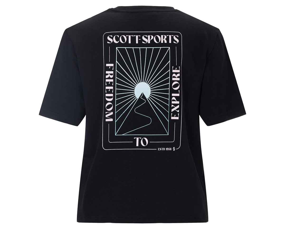 T-shirt manches courtes Femme GRAPHIC Noir