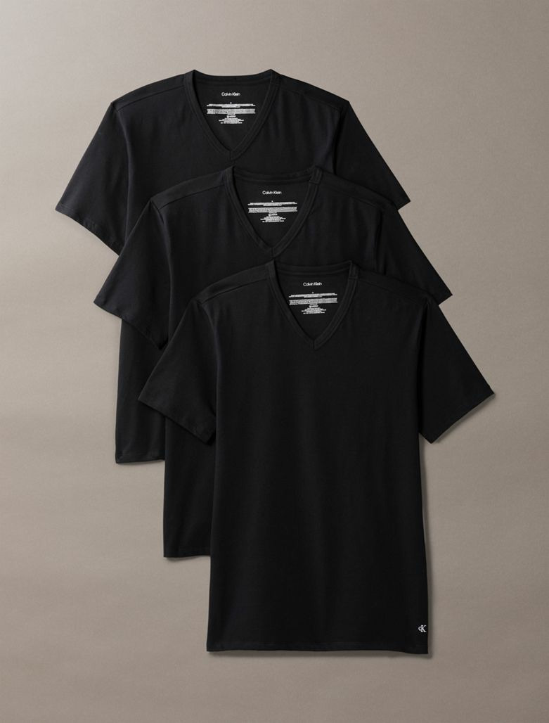 T-SHIRTS EN COTON À RAYURES MICRO - PACK DE 3