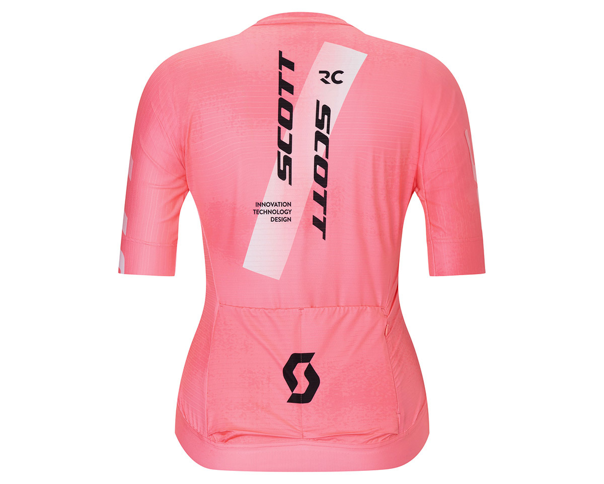 Maillot manches courtes Femme RC PRO Rose Digital/Blanc