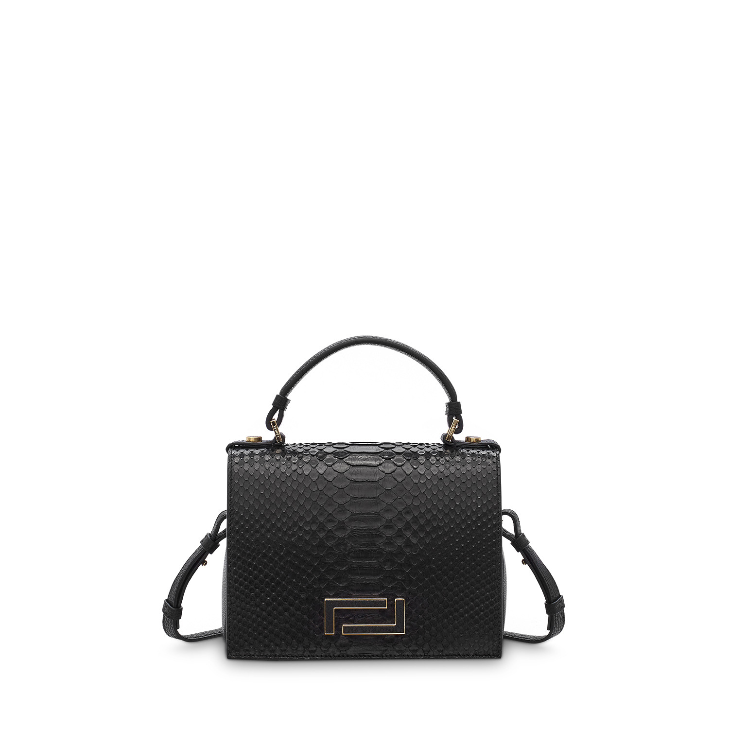 Pia de Lancel - Sac Porte Main Exotique - Noir