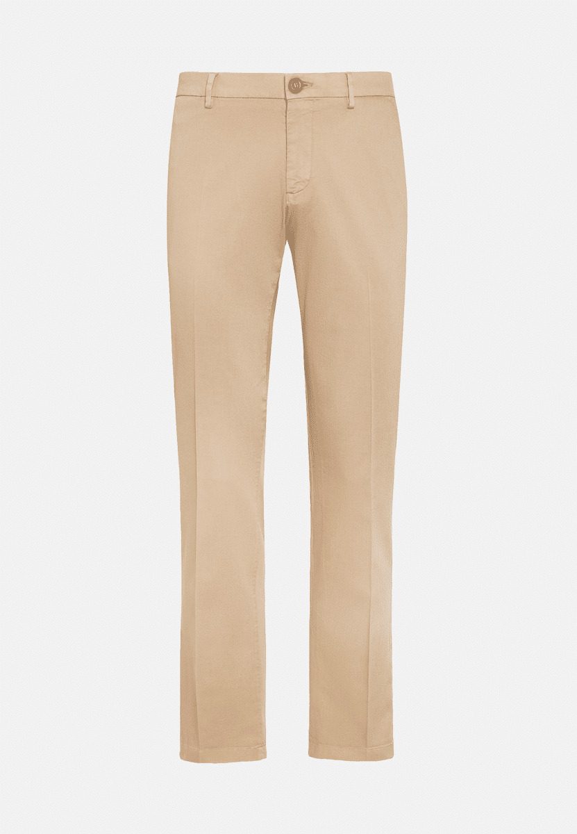 Pantalon En Coton Tencel Extensible