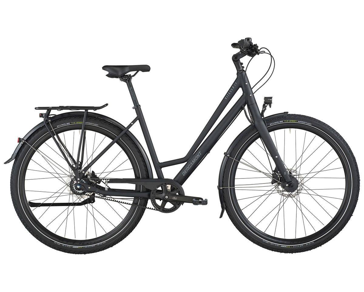 Vélo urbain/trekking VITESS 20 RIGID AMSTERDAM Noir Mat