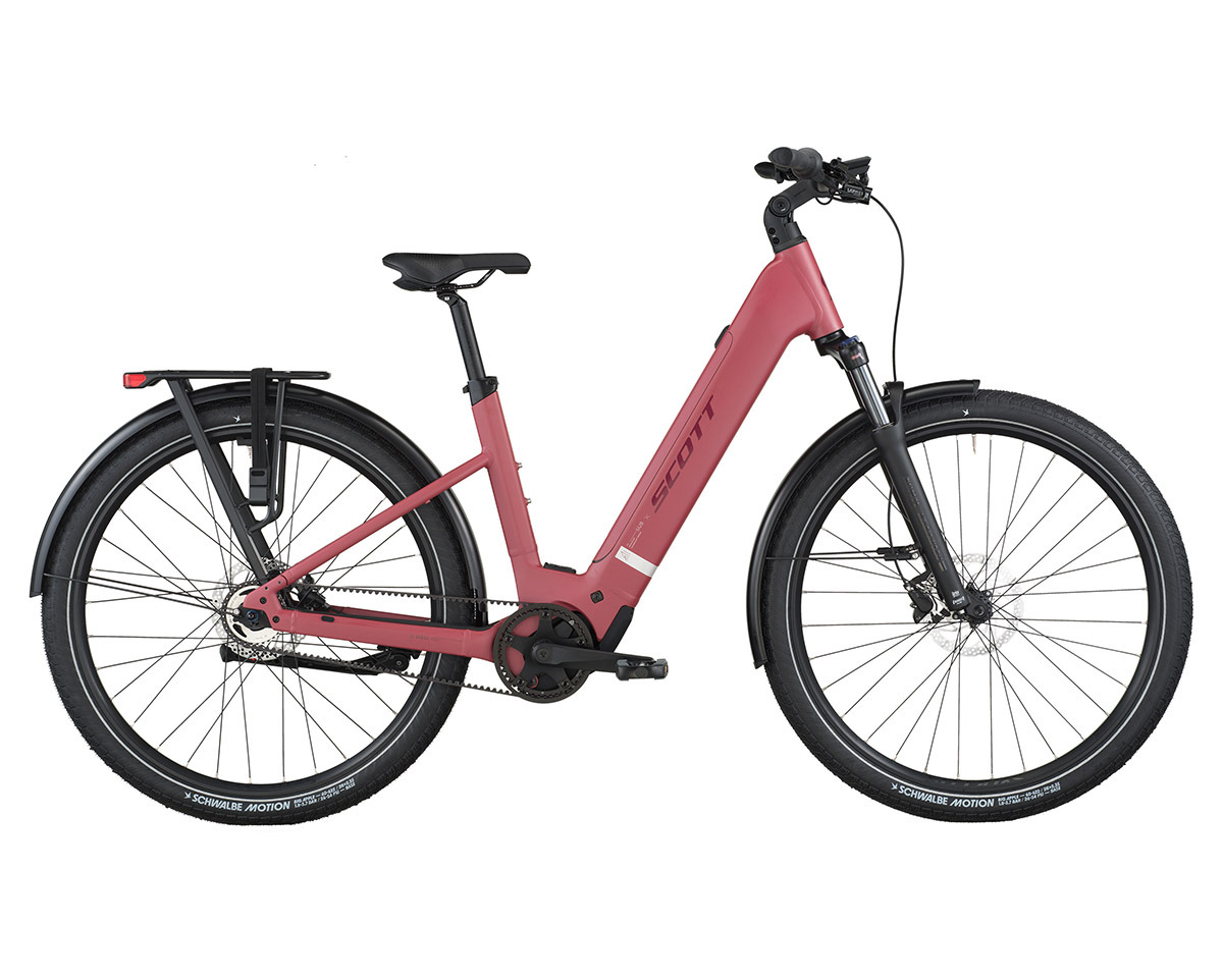 Vélo urbain électrique SUB TOUR 10 WAVE Rouge Magenta