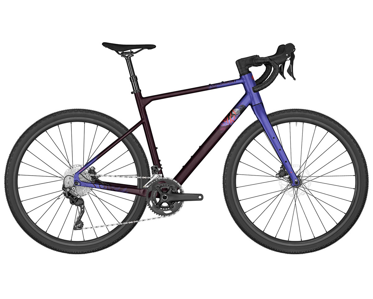 Vélo de gravel GRANDURANCE LTD Noir Rougeâtre