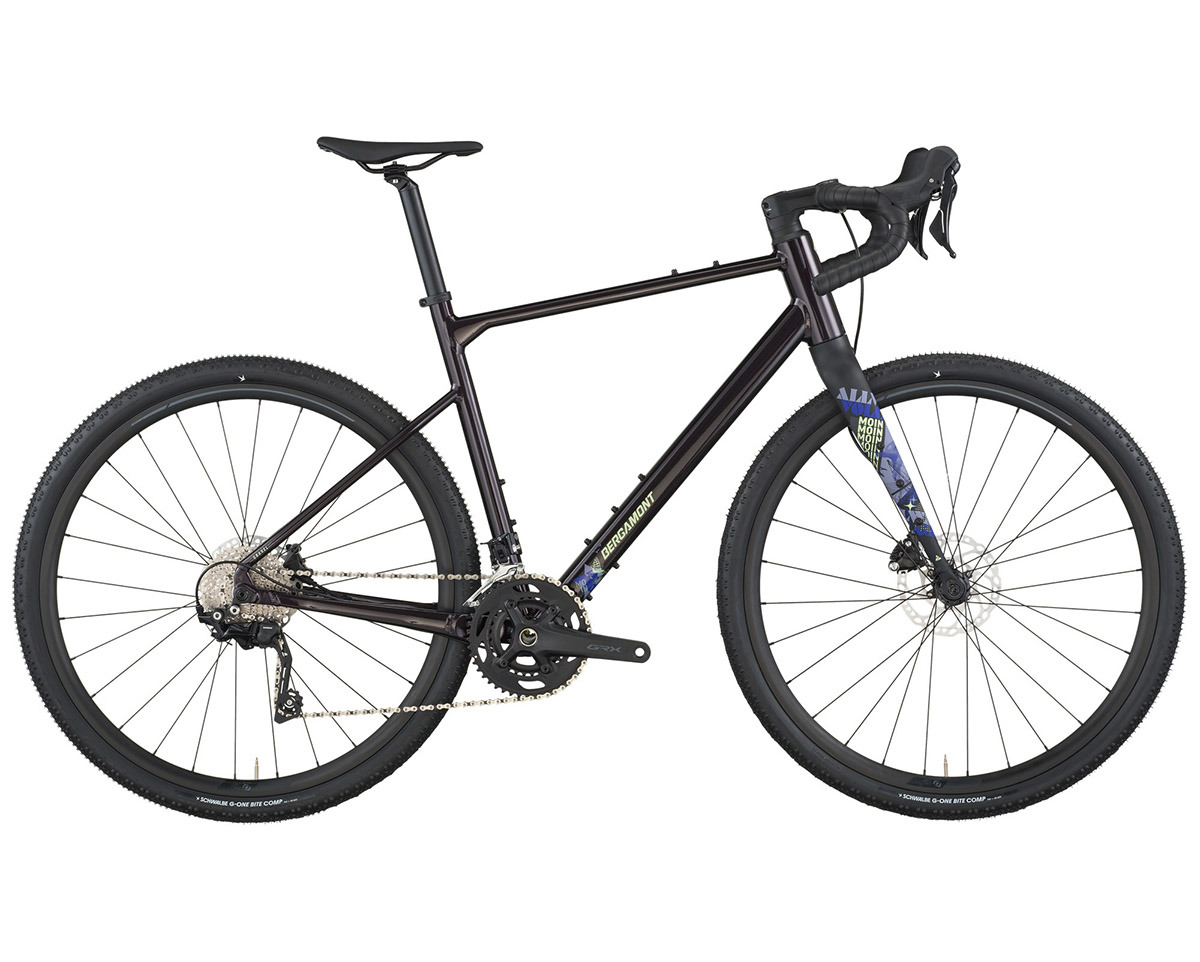 Vélo de gravel GRANDURANCE 30 Noir Rougeâtre