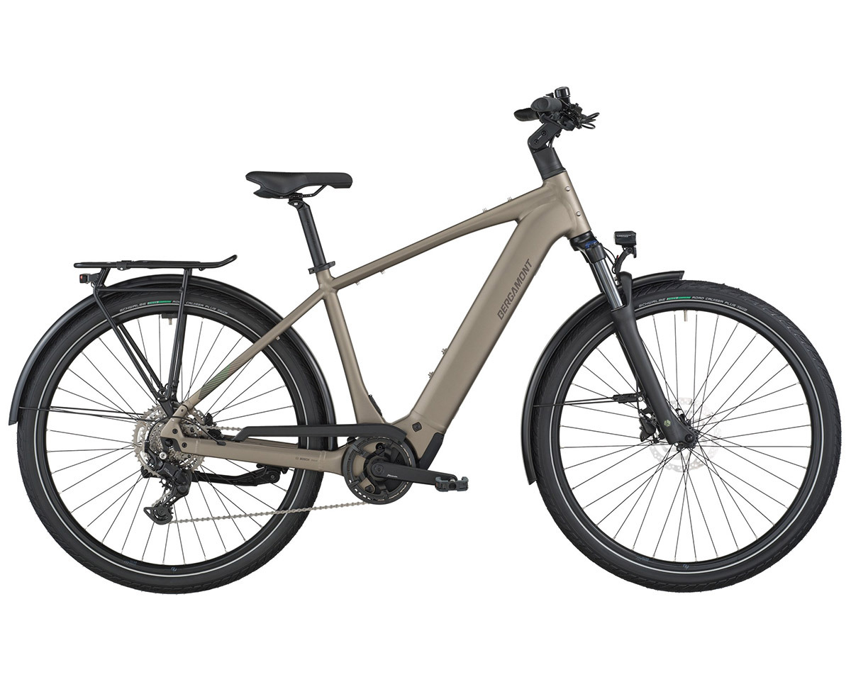 Vélo urbain/trekking électrique E-HORIZON SPORT 30 Argent Chaud