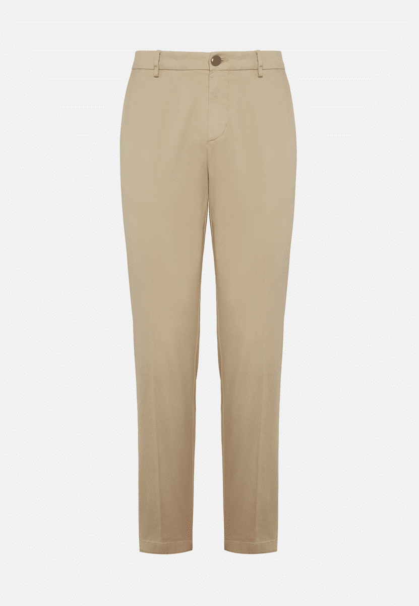 Pantalon En Coton Extensible