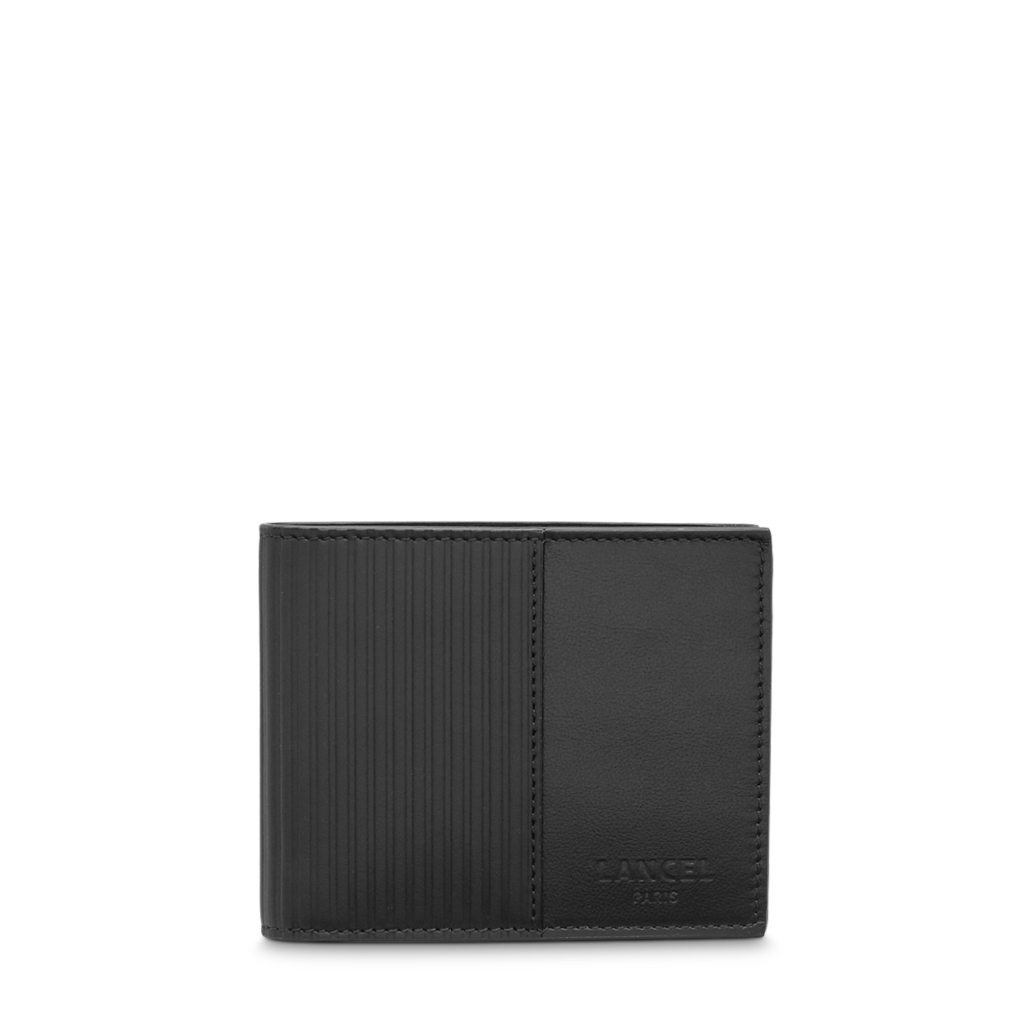 JIMMY CUIR LISSE / CUIR EMBOSSE - Compact - Noir