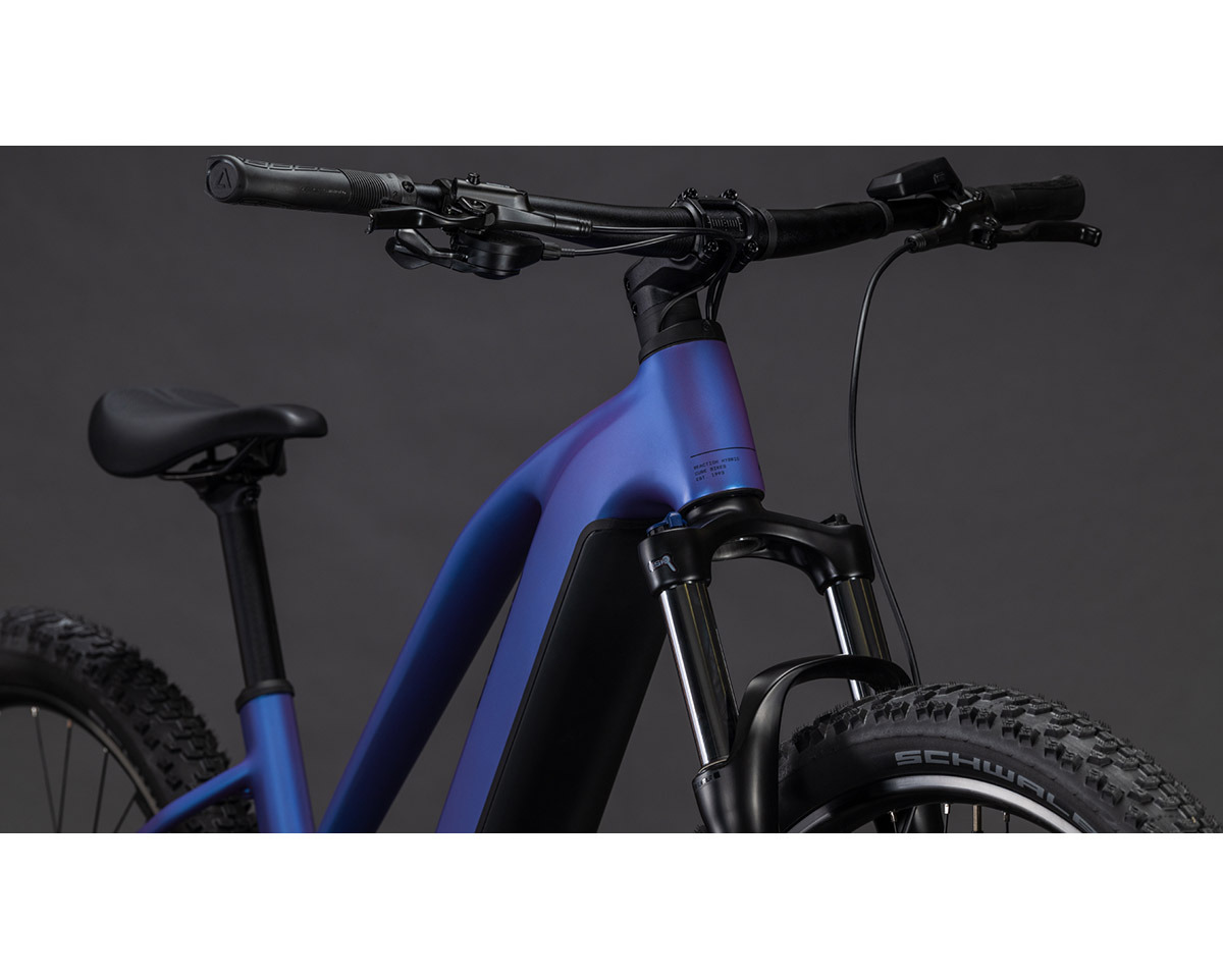VTT semi rigide électrique REACTION HYBRID ONE 800 Bleu Iris