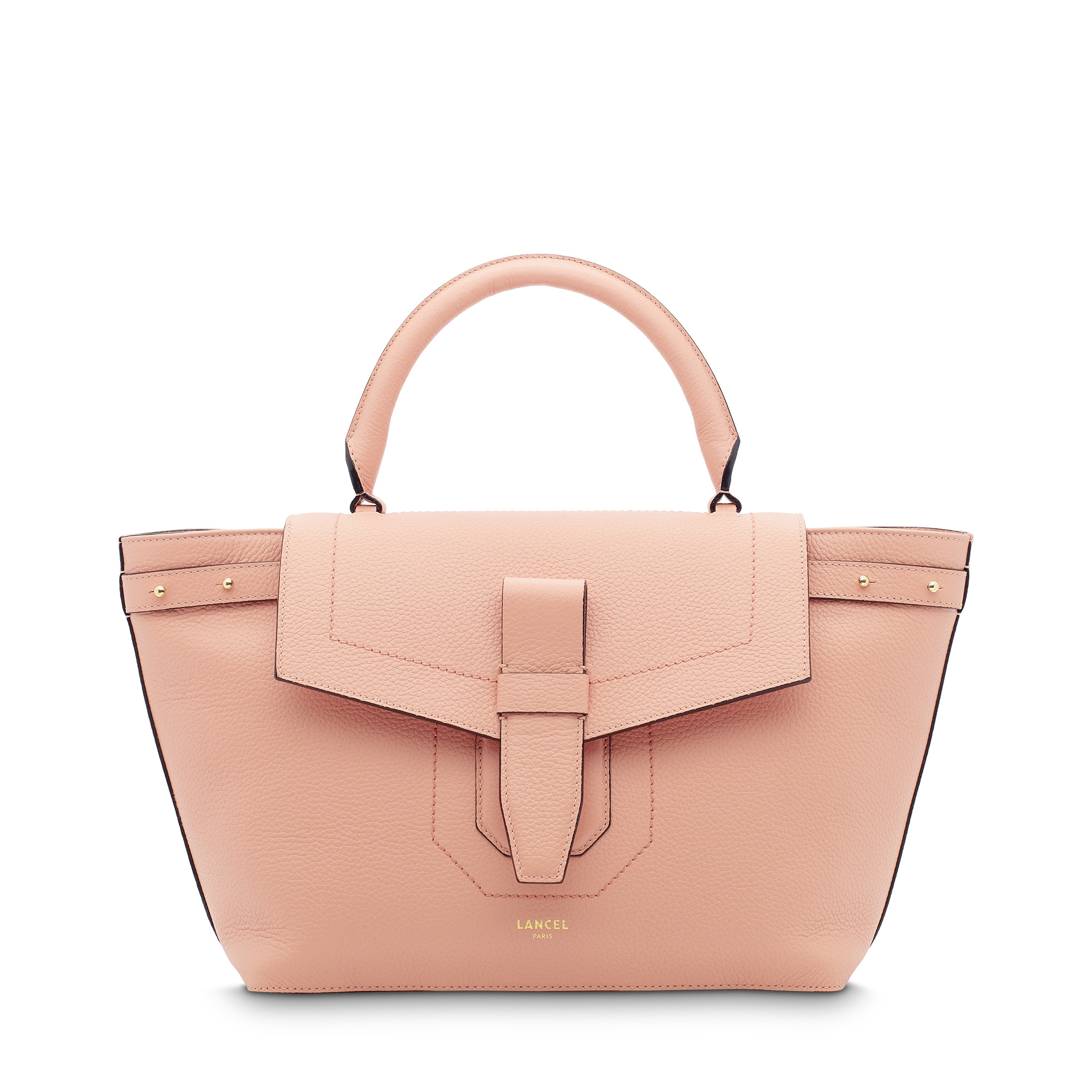 Neo Charlie de Lancel - Sac porté main - Moyen modèle - Rose Sunset