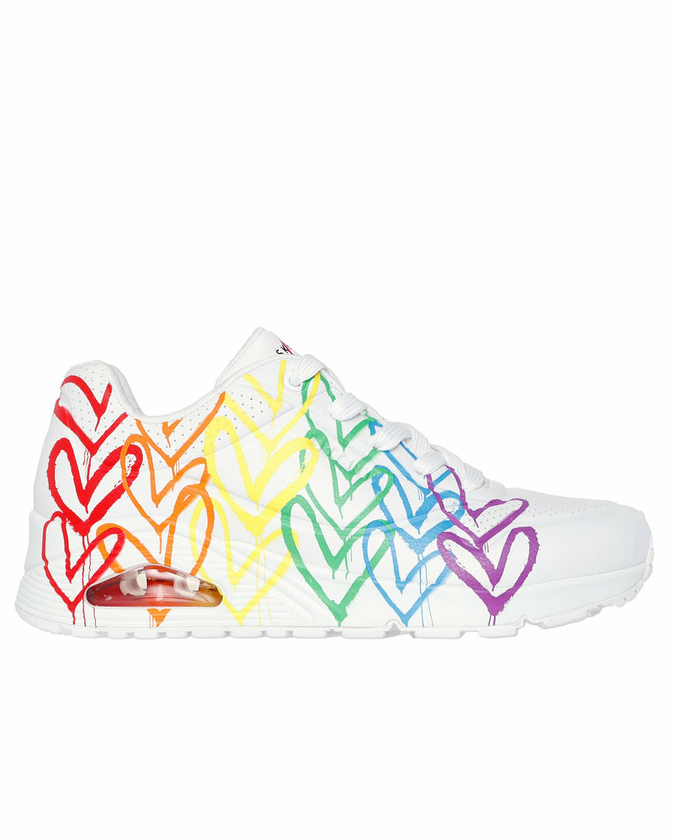 Chaussures Femme UNO-FULL OF LOVE Blanc