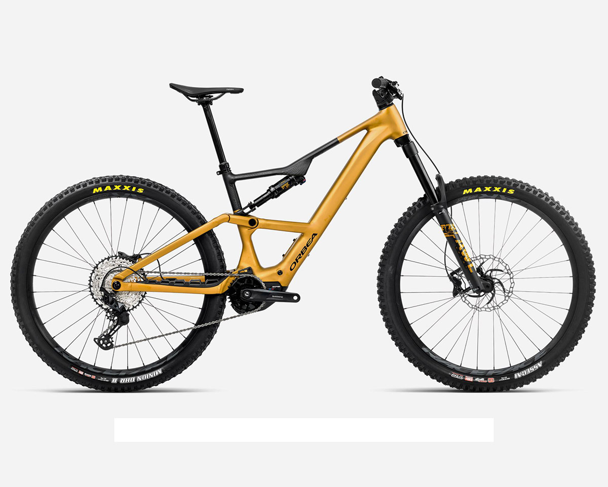 VTT tout suspendu électrique RISE LT H20 Jaune Bourdon/Noir