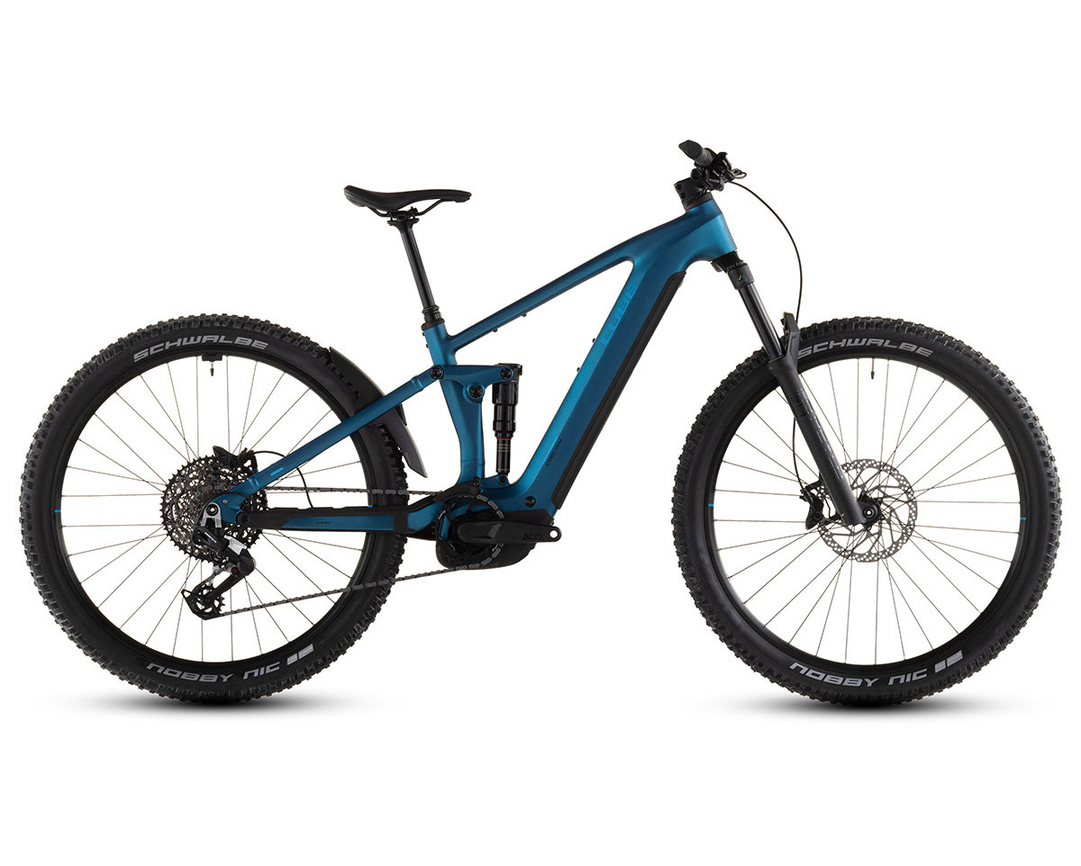 VTT tout suspendu électrique STEREO HYBRID ONE44 EX 800 Bleu/Bleu