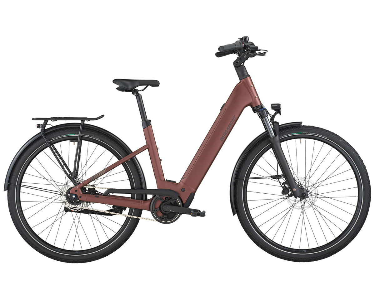 Vélo urbain/trekking électrique E-HORIZON TOUR 40 WAVE Rouge Cordovan
