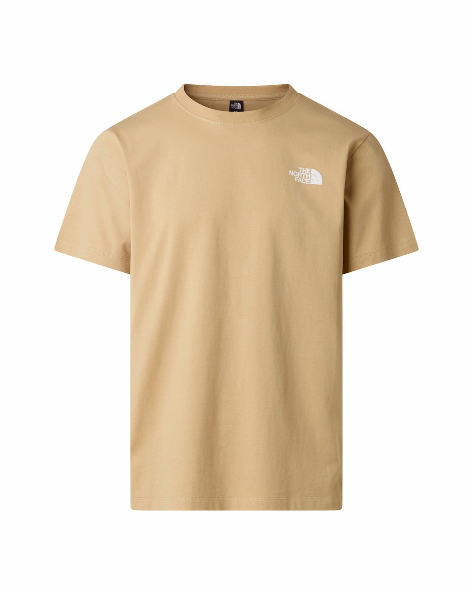 T-shirt Homme M NORTH FACES REGULAR SHORT SLEEVE TEE-G Beige