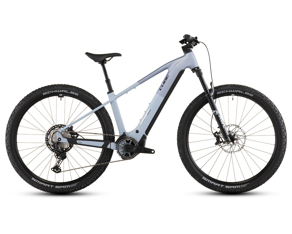 VTT semi rigide électrique REACTION HYBRID SLX 800 Gris/Bleu Glacier