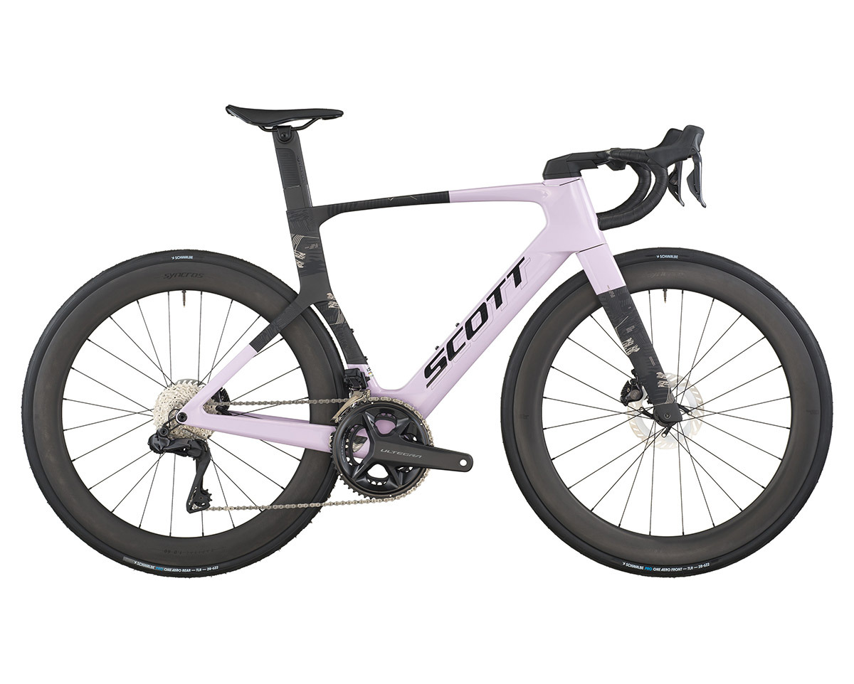 Vélo de route FOIL RC 10 Rose Violet/Noir Carbone