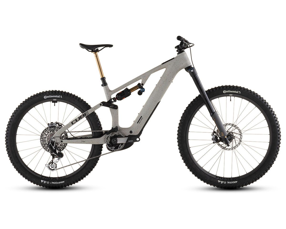 VTT tout suspendu électrique AMS HYBRID 177 C:62 SUPER TM 600X Beige