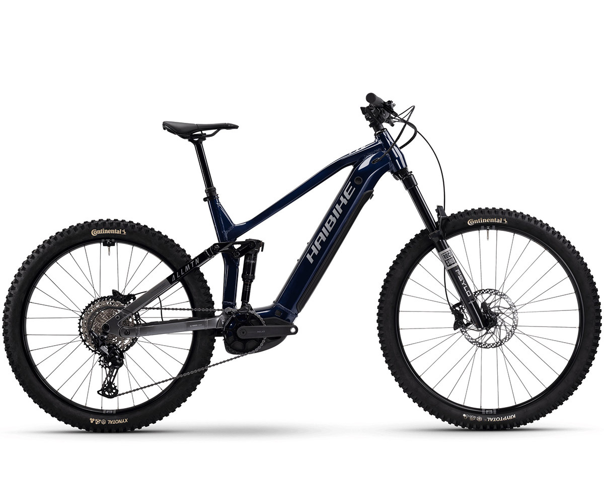 VTT tout suspendu électrique ALLMTN 6 Océan Noir/Gris