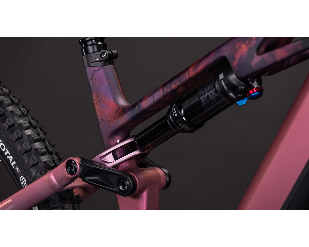 VTT tout suspendu électrique STEREO HYBRID ONE44 HPC SLX 800 Rose/Art