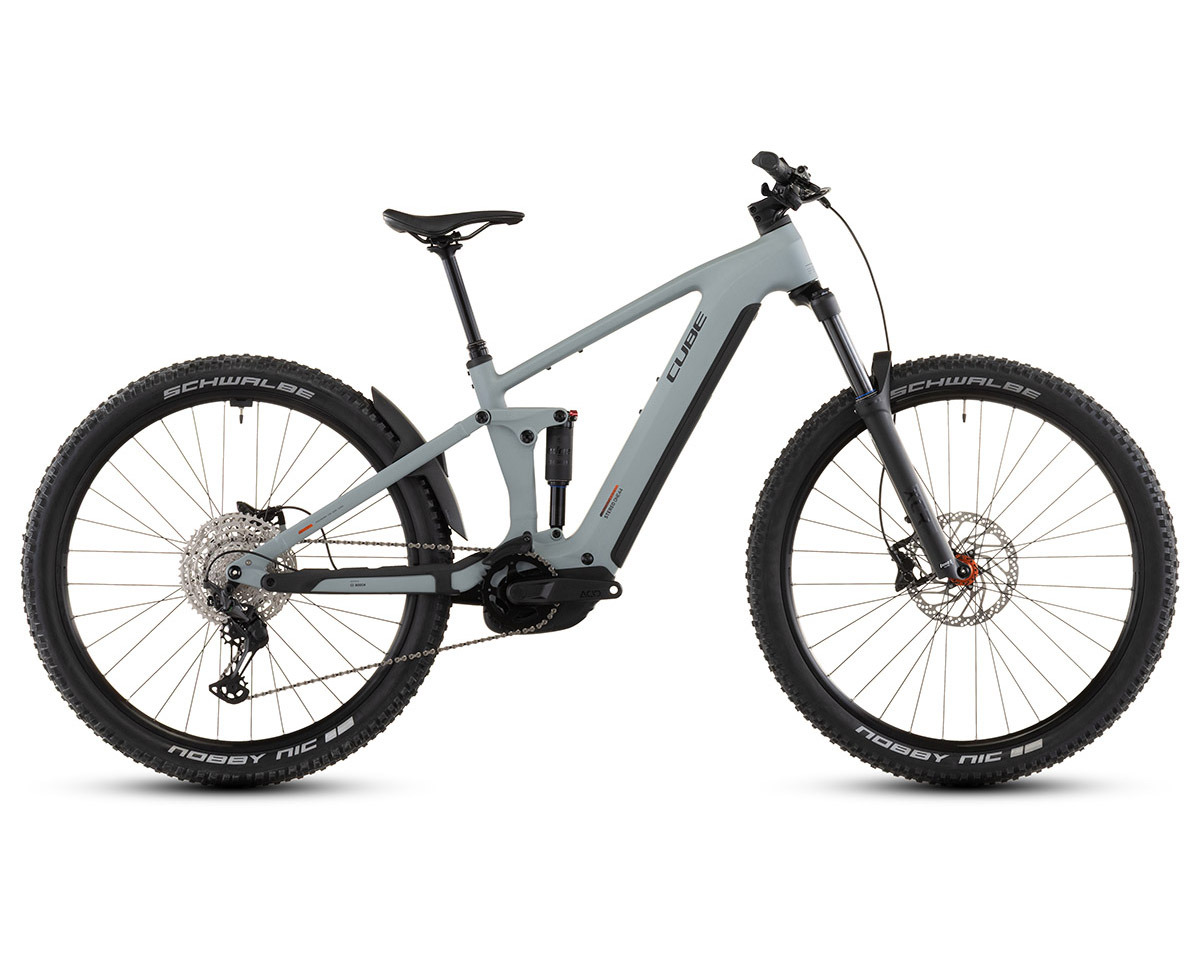 VTT tout suspendu électrique STEREO HYBRID ONE44 PRO 800 Gris/Orange