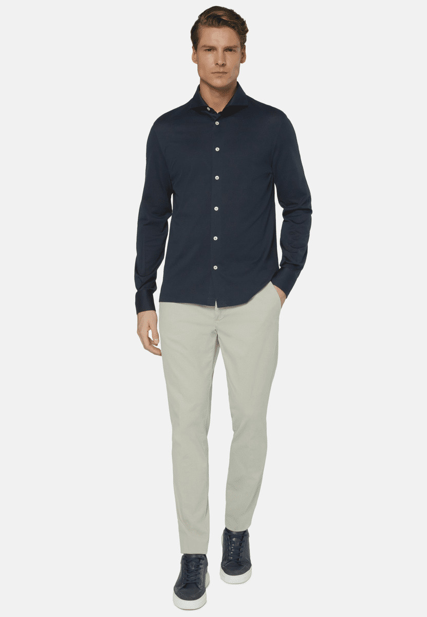 Chemise Polo En Piqué Fil D'Écosse Coupe Slim