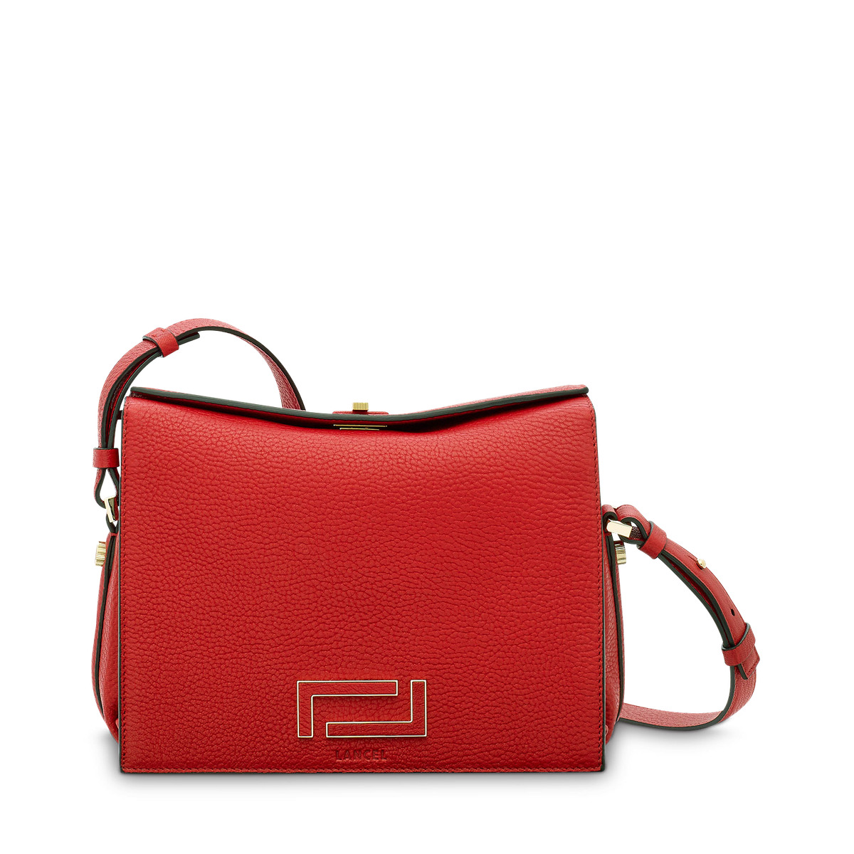 Pia de Lancel - Sac porté croisé - Moyen modèle - Rouge Lancel