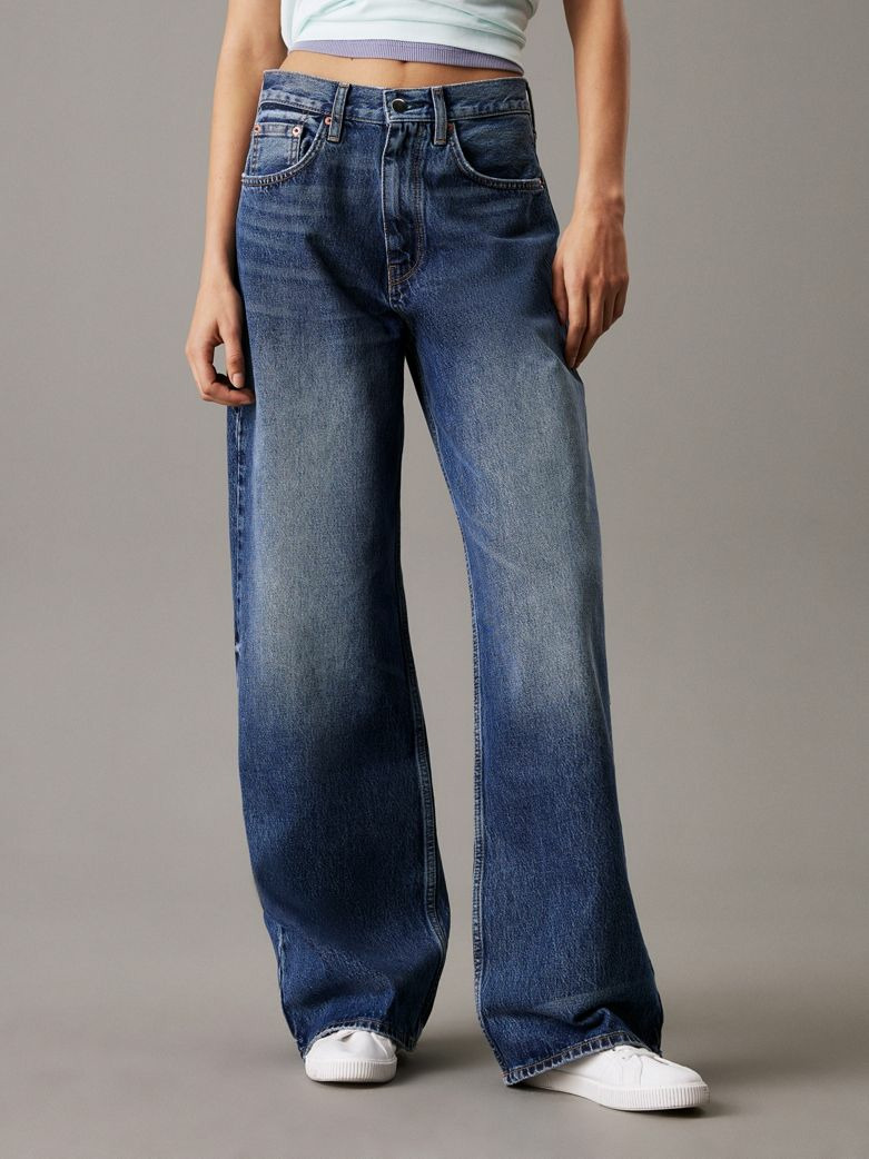 JEANS À JAMBES LARGES