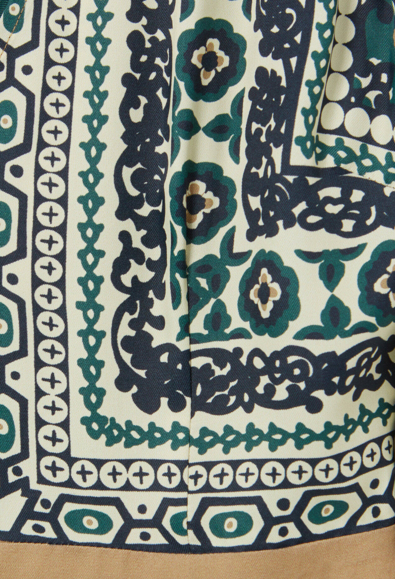 Robe longue fluide imprimée