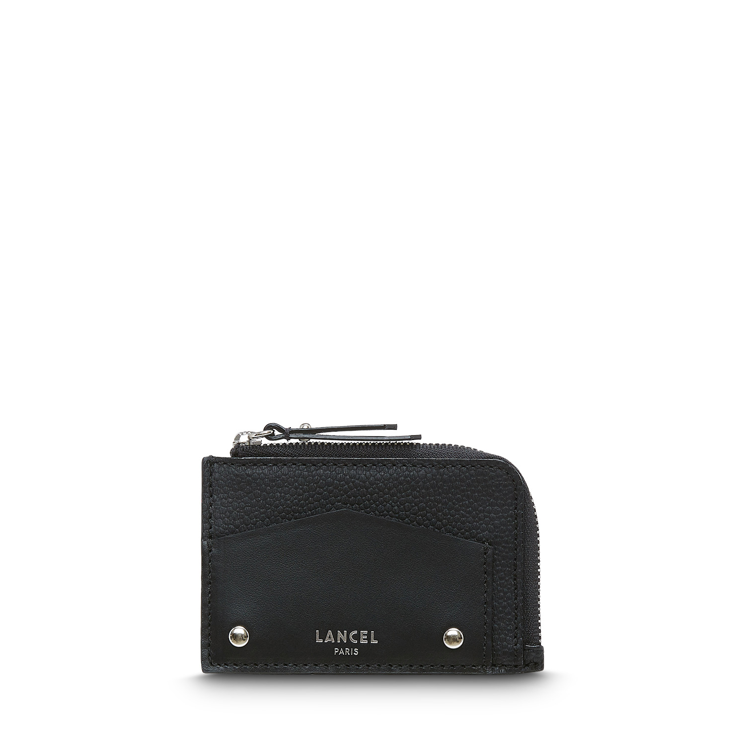 NEO ENVELOPPE CUIR GRAINE ET LIS - Compact - Noir