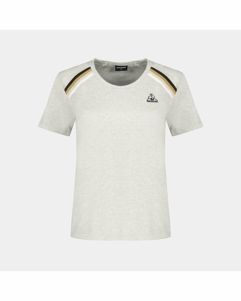 T-shirt Femme HERITAGE SP TEE SS N1 W BEIGE CHINE CLA Beige