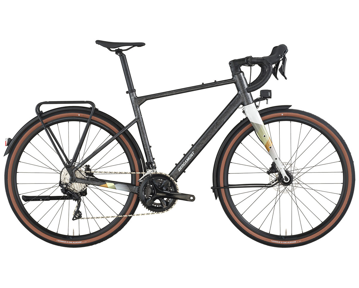 Vélo de gravel GRANDURANCE RD 20 Gris Marbre