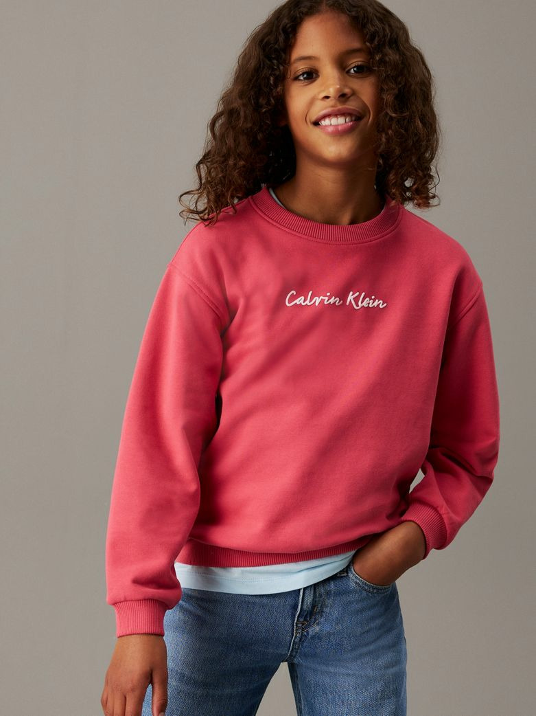 SWEAT-SHIRT COL ROND LOGO