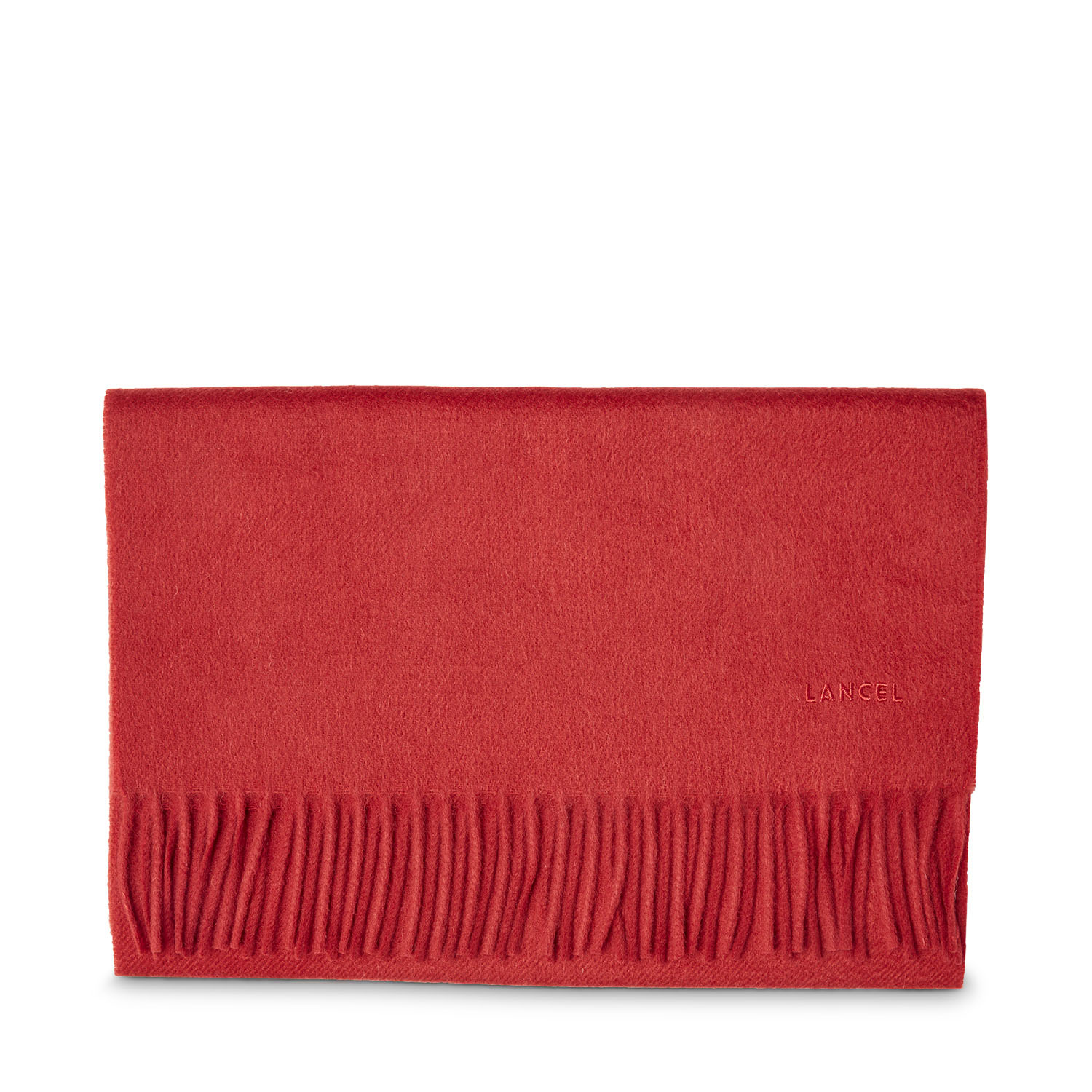 KASHMIR TISSE - Echarpe Homme - Rouge Lancel