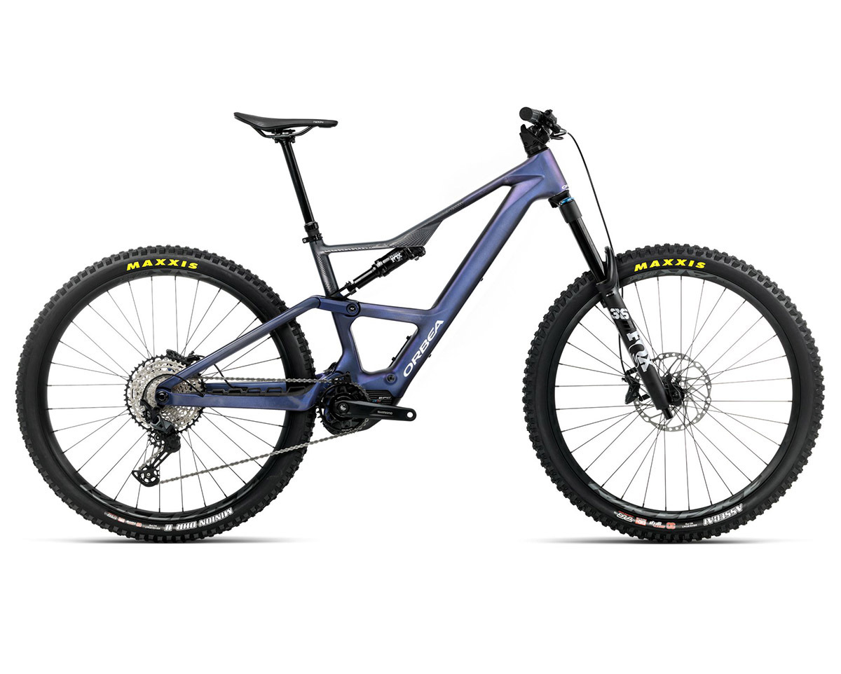 VTT tout suspendu électrique RISE LT M20 420W Tanzanite/Carbone