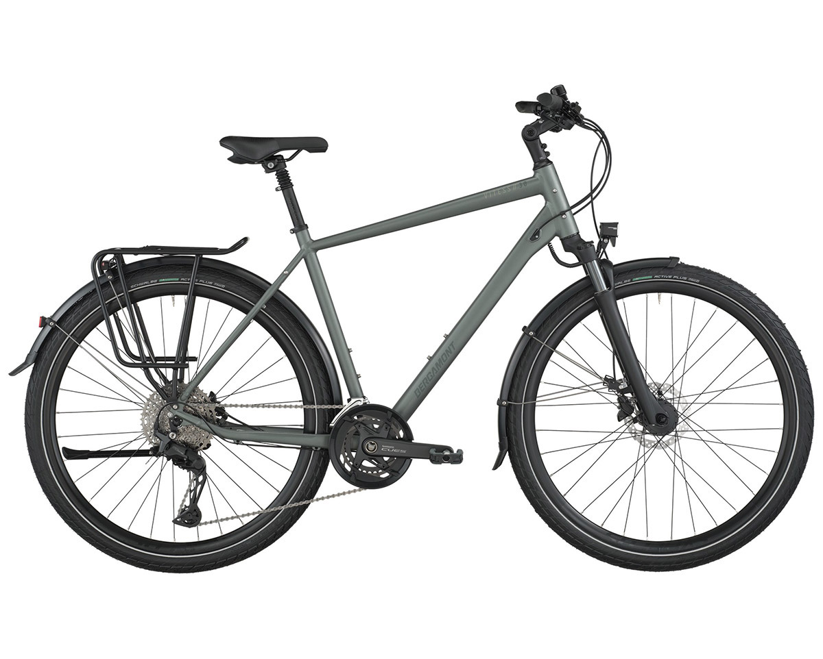 Vélo urbain/trekking VITESS 30 Gris Montagne