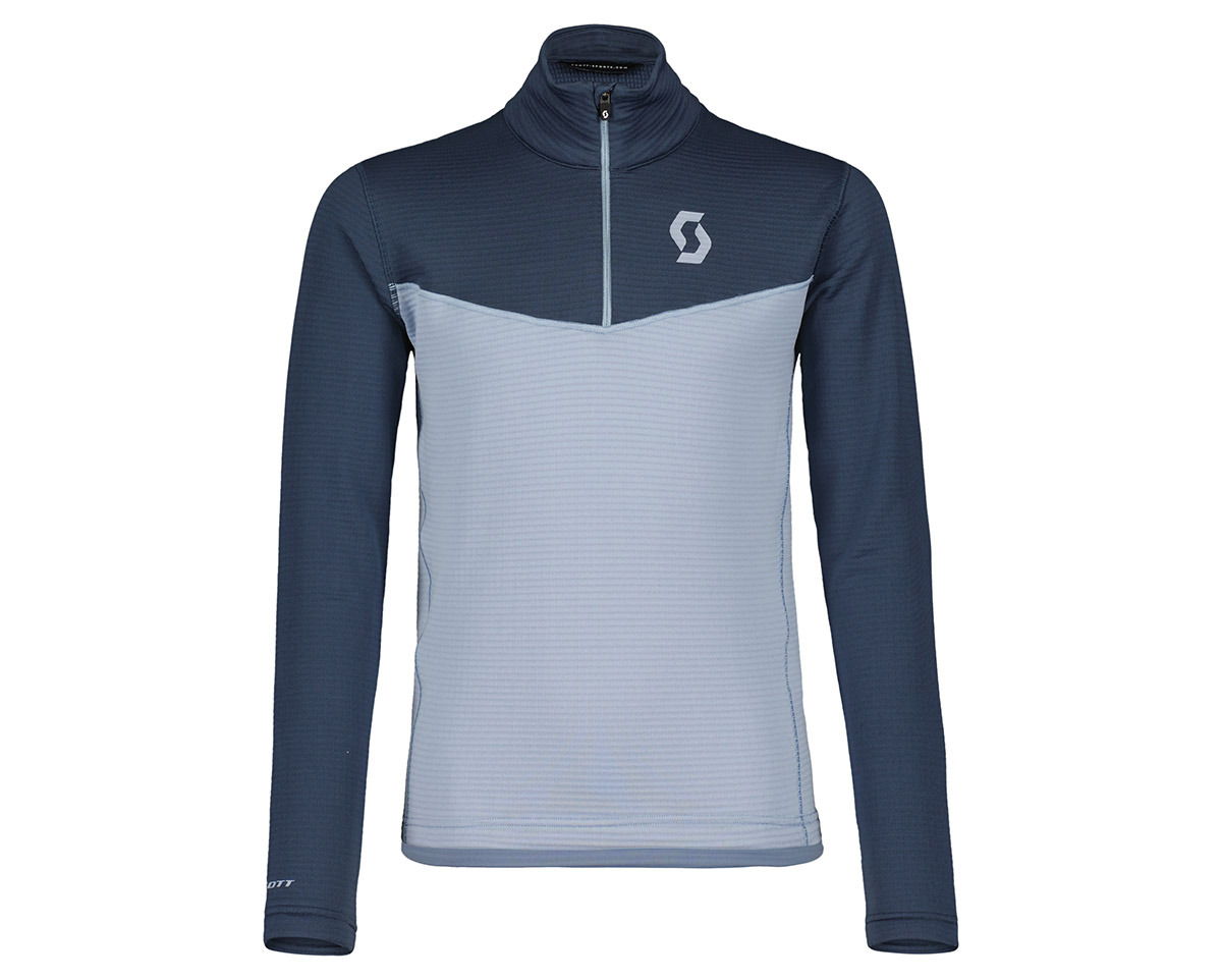 Sweat Enfant DEFINED LIGHT JUNIOR PULL-OVER Bleu Métal/Bleu Glacé